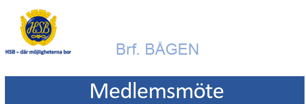 Medlemsmöte 13 nov 
